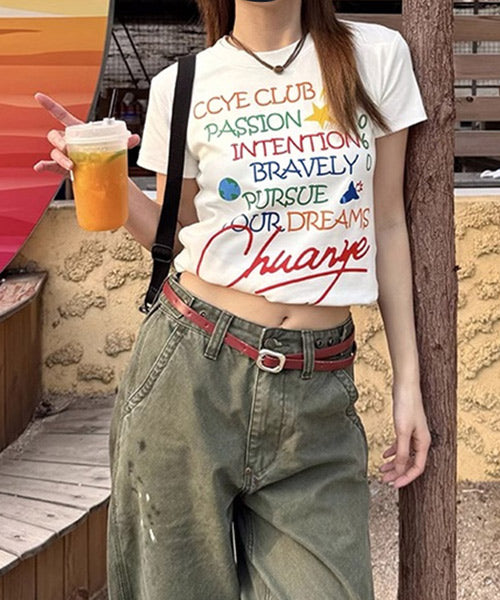 レタリングロゴTシャツ / 15805